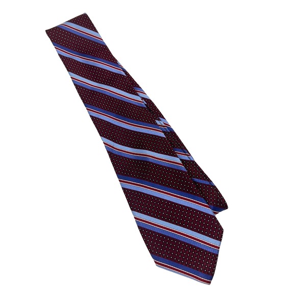 Pronto Uomo Other - Pronto Uomo Couture 100% Silk Men's Tie‎ Lightweight Striped